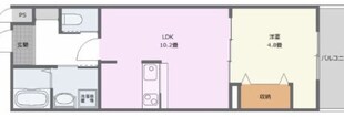 メゾンコンフォールの物件間取画像